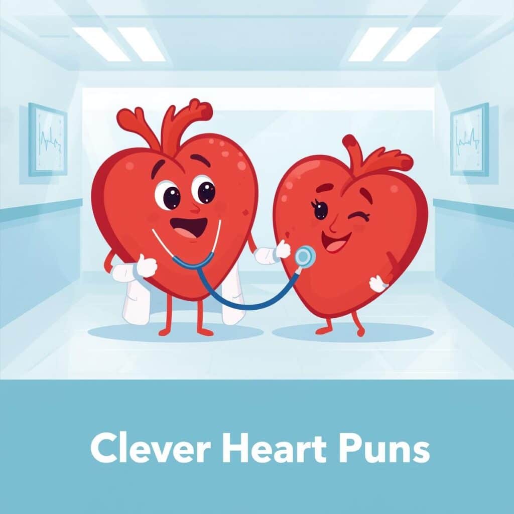 Clever Heart Puns