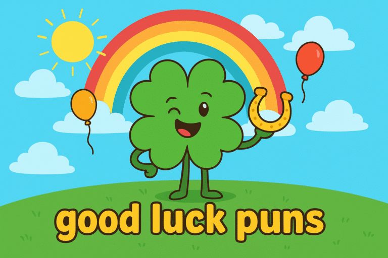 good luck puns