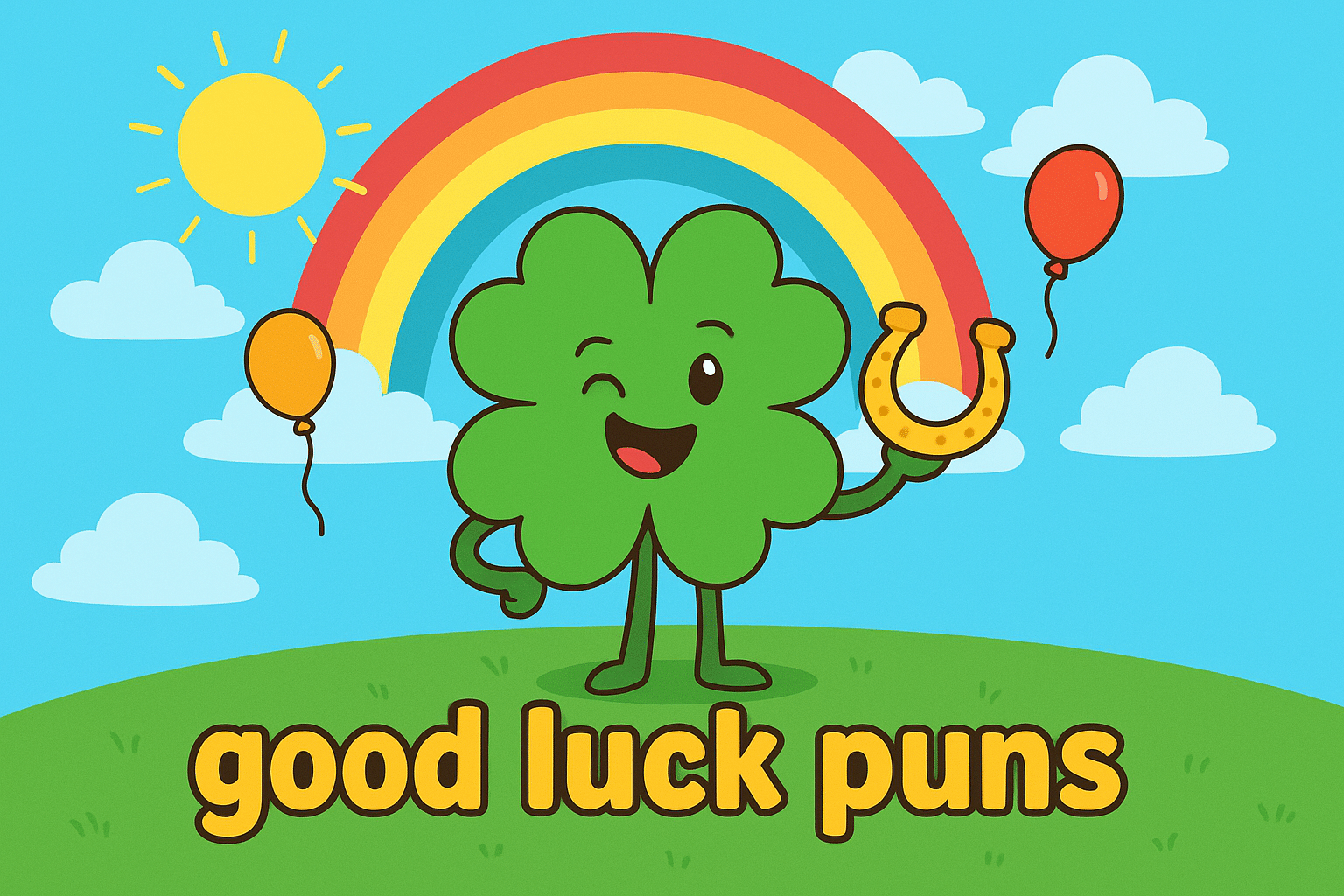 good luck puns