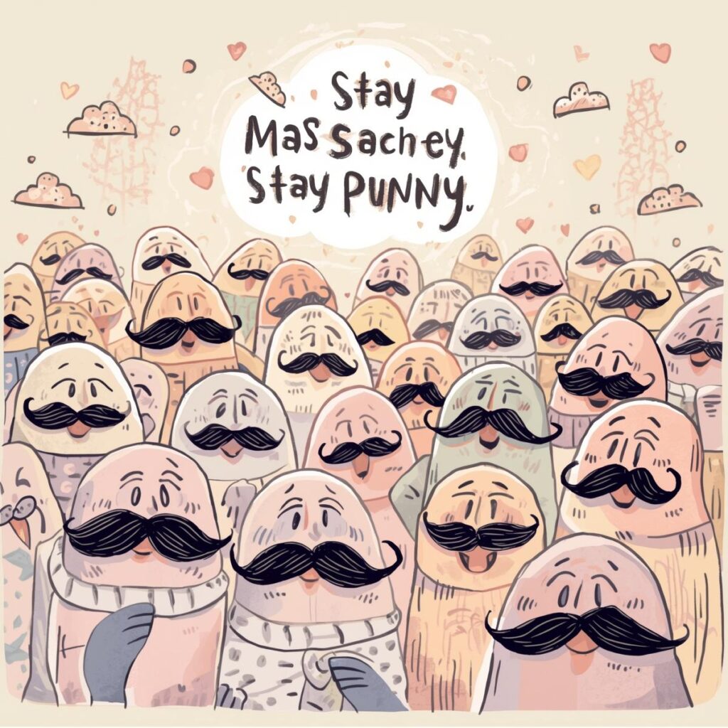 Stache Snacks Mustache Food Puns