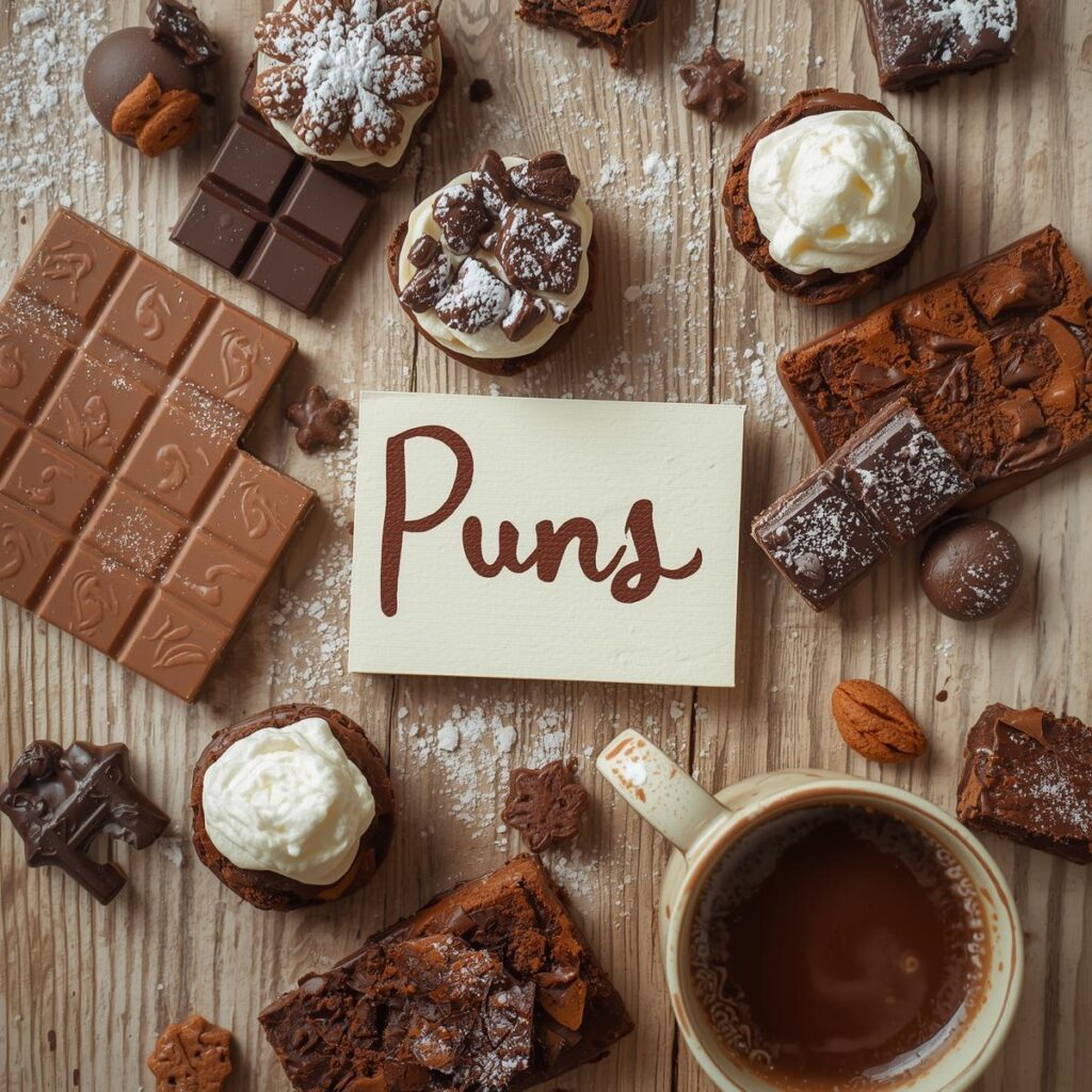 Chocolate Puns Captions